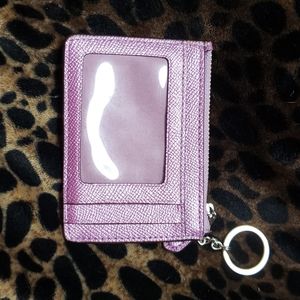 Coach card/coin holder